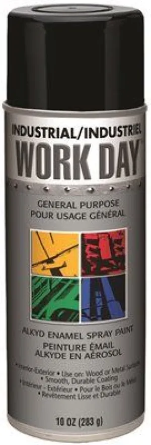 Krylon Spray Enamel 10 Oz. Can Gloss Black