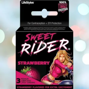 LifeStyles 'Sweet Rider' Strawberry Condoms 🍓